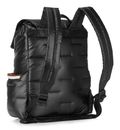 Hedgren Cocoon Billowy Backpack With Flap Black Hedgren Cocoon Billowy Backpack With Flap Black