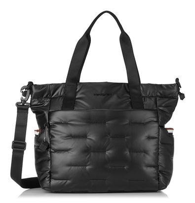 Hedgren Cocoon Puffer Tote Bag Black