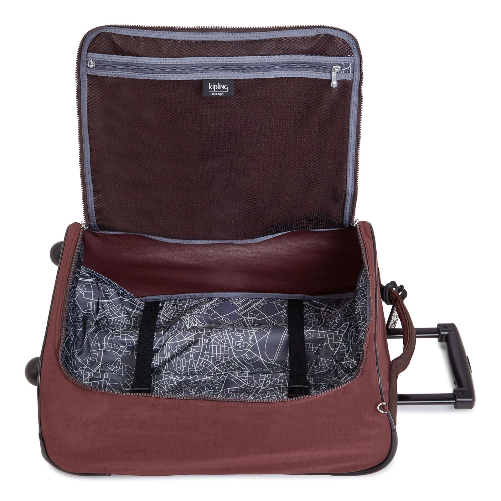 kipling Cabin Size Wheeled Luggage XS Mahogany Buy bags, purses