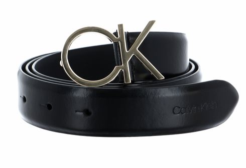 Calvin Klein Re-Lock CK Logo Belt 30MM W125 CK Black / Silver