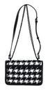 DKNY Elissa Shoulder Bag S Blk / Wht Hndstooth DKNY Elissa Shoulder Bag S Blk / Wht Hndstooth