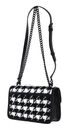 DKNY Elissa Shoulder Bag S Blk / Wht Hndstooth DKNY Elissa Shoulder Bag S Blk / Wht Hndstooth