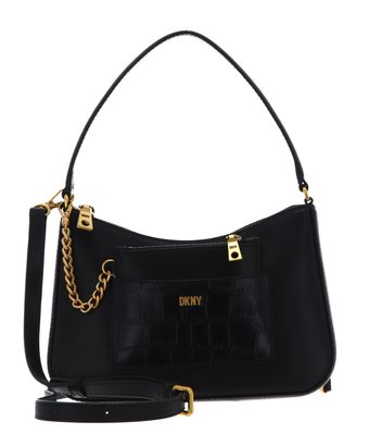 DKNY Simona Demi Crossbody Bag Blk / Gold