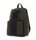 PIQUADRO Brief Computer Backpack Verde Militare