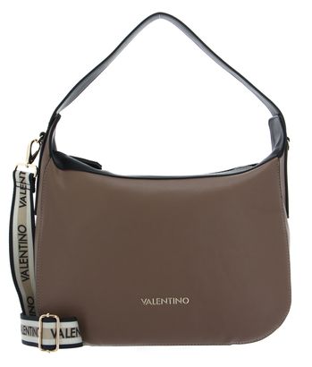 VALENTINO Sacca Cous Shoulder Bag Taupe / Nero