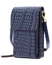 VALENTINO Samosa Smartphone Bag Blu / Grigio