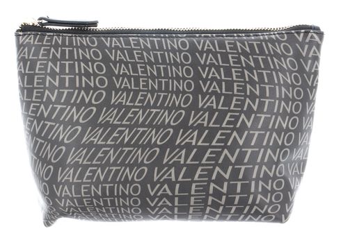 VALENTINO Samosa Punch Cosmetic Purse Nero / Grigio