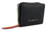 bugatti Ella Ladies Small Zip Around Wallet Black bugatti Ella Ladies Small Zip Around Wallet Black