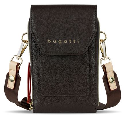 bugatti Ella Crossover Purse Bag Dark Brown