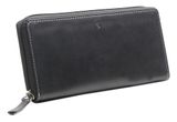 Esquire Dallas Zip Around Wallet Black Esquire Dallas Zip Around Wallet Black