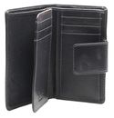 Esquire Dallas Wallet Vertical Black