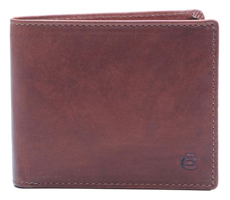 Esquire Dallas Credit Card Case Brown