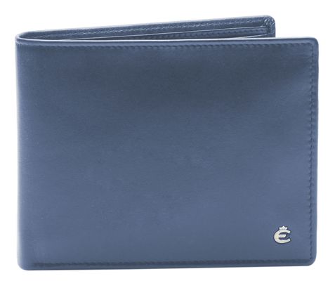 Esquire Harry RFID Wallet Quer S Blue