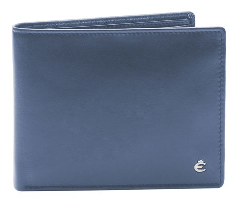 Esquire Harry RFID Wallet Quer L Blue