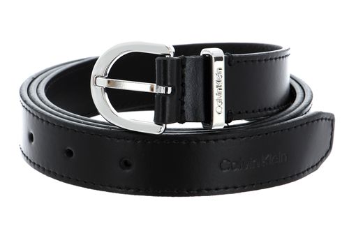 Calvin Klein CK Must Metal Loop Round Belt 25MM W70 CK Black