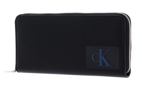 Calvin Klein CKJ Sculpted Zip Around Wallet Black
