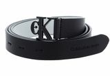 Calvin Klein Mono Hardware Leather Belt 25MM W125 Black Calvin Klein Mono Hardware Leather Belt 25MM W125 Black