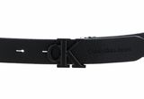 Calvin Klein Mono Hardware Leather Belt 25MM W125 Black Calvin Klein Mono Hardware Leather Belt 25MM W125 Black