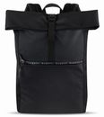 bugatti Blanc DeLight Rolltop Backpack Black