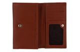 mano Don Leonardo RFID Lady Wallet with zip Cognac mano Don Leonardo RFID Lady Wallet with zip Cognac