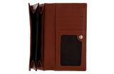 mano Don Leonardo RFID Lady Wallet with zip Cognac mano Don Leonardo RFID Lady Wallet with zip Cognac