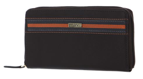 mano Don Leonardo RFID Continental Wallet Darkbrown