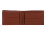 mano Don Leonardo RFID Wallet with flap Cognac