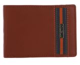 mano Don Leonardo RFID Wallet with flap Cognac