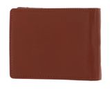 mano Don Leonardo RFID Wallet with flap Cognac