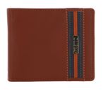 mano Don Leonardo RFID Wallet with flap Cognac