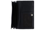 mano Don Leonardo RFID Lady Wallet with zip Black
