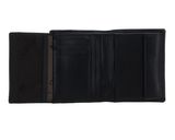 mano Don Leonardo RFID Vertical wallet with flap Black