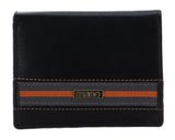 mano Don Leonardo RFID Vertical wallet with flap Black