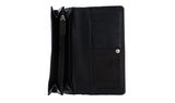 mano Don Leonardo RFID Lady Wallet Black