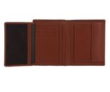 mano Don Leonardo RFID Vertical wallet with flap Cognac