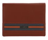 mano Don Leonardo RFID Vertical wallet with flap Cognac