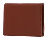 mano Don Leonardo RFID Vertical wallet with flap Cognac