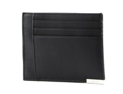 Calvin Klein Modern Plaque Cardholder CK Black