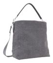 Bogner Tenna Velluto Jessi Hobo Bag L Grey