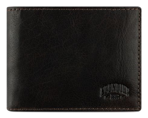 KLONDIKE 1896 Mountain Arthur Wallet with Flap Darkbrown