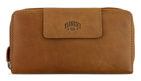 KLONDIKE 1896 Rush Sheila Lady Zip Wallet Cognac