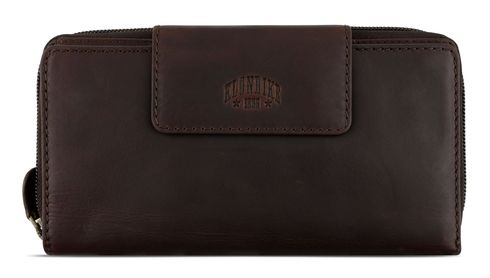 KLONDIKE 1896 Rush Sheila Lady Zip Wallet Darkbrown