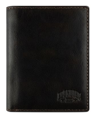 KLONDIKE 1896 Mountain Finn Vertical Wallet with Flap Darkbrown