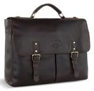 KLONDIKE 1896 Rush Louis Briefcase Dark Brown KLONDIKE 1896 Rush Louis Briefcase Dark Brown
