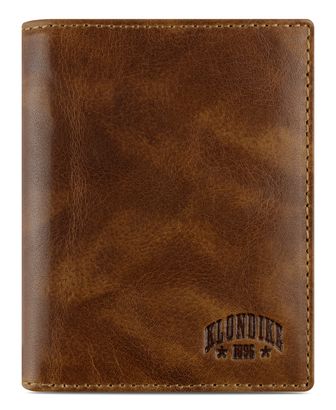 KLONDIKE 1896 Mountain Finn Vertical Wallet with Flap Cognac