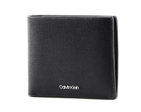 Calvin Klein CK Median Bifold 5CC W / Coin CK Black