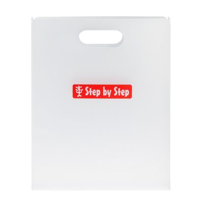 Step by Step Folder Box With Carrying Handle Transparent