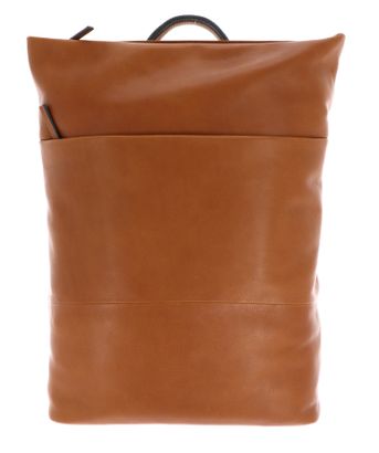 LEONHARD HEYDEN Hamburg Zipped Backpack Cognac