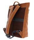 LEONHARD HEYDEN Hamburg Zipped Backpack Cognac