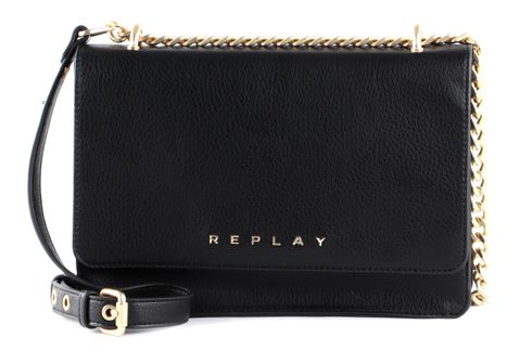 REPLAY Shoulder Bag Black